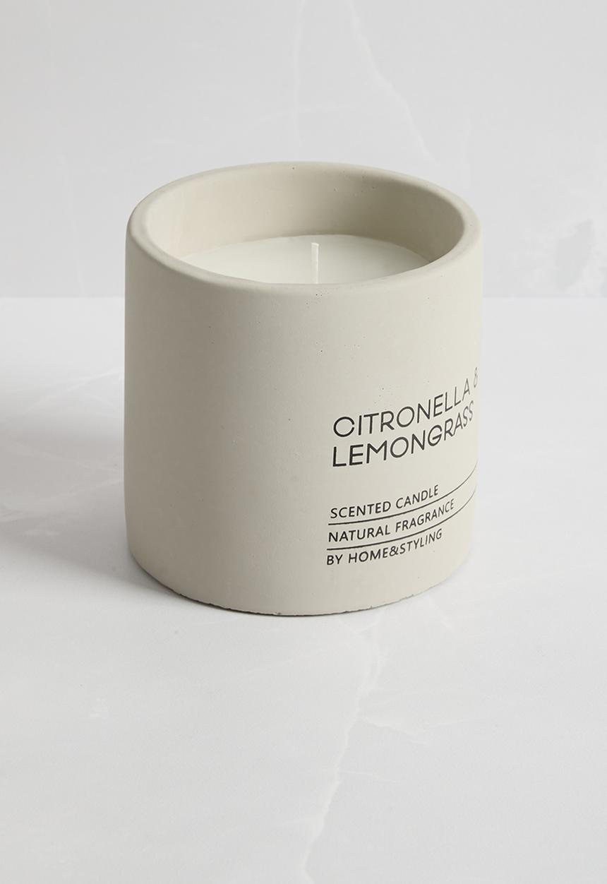 H&S - Citronella candle - ecru