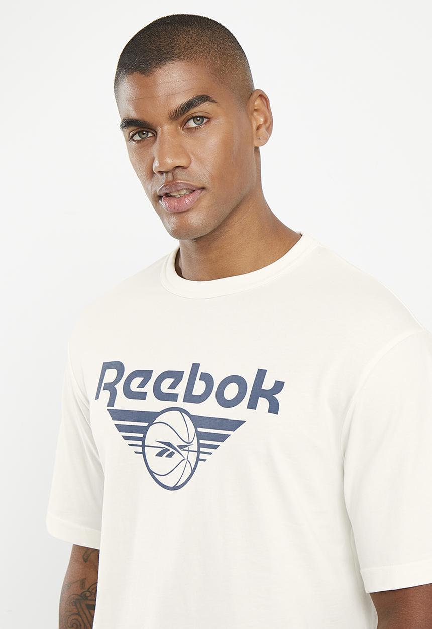 Reebok - Bb brand graphic tee - white