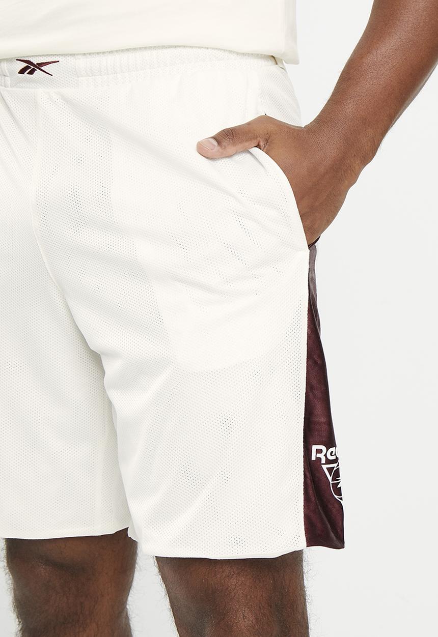 Reebok - Bb seasonal mesh short - white