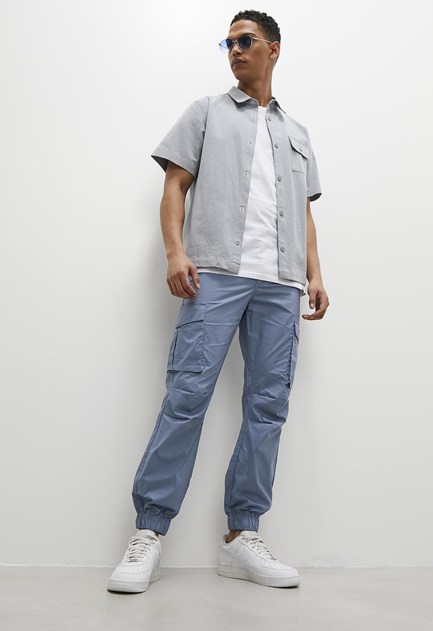 Superbalist - Venice 1 up cargo utility pant - dusty blue