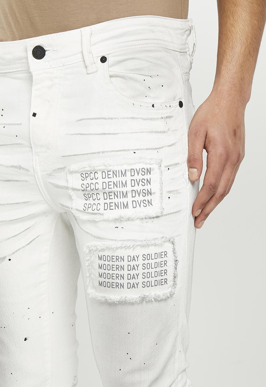 S.P.C.C - Ashfall jeans - optical white