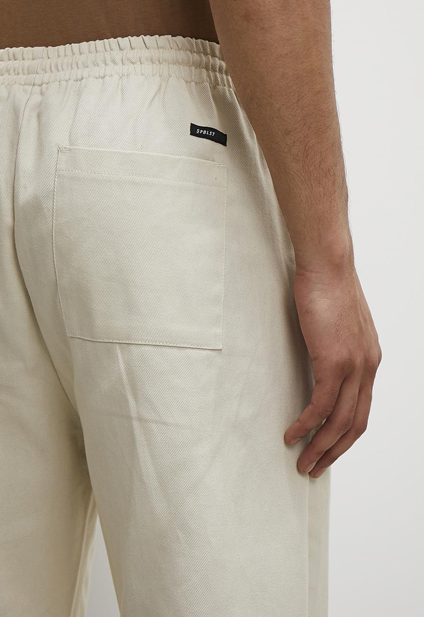 Superbalist - Declan drawcord elasticated chino pant - stone