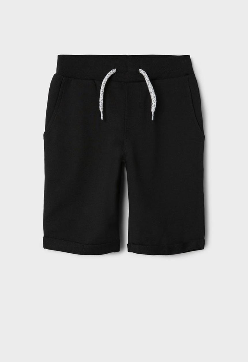 Name It - Nkmvermo long swe shorts unb f - black