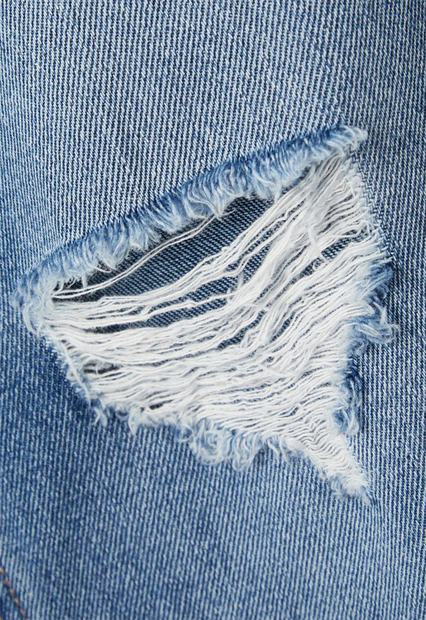 Name It - Nlmtizza dnm des dad pant - medium blue denim