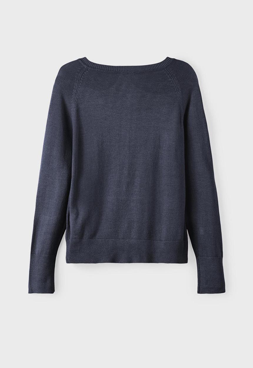 Name It - Nkfvioni ls knit card ll  - dark sapphire