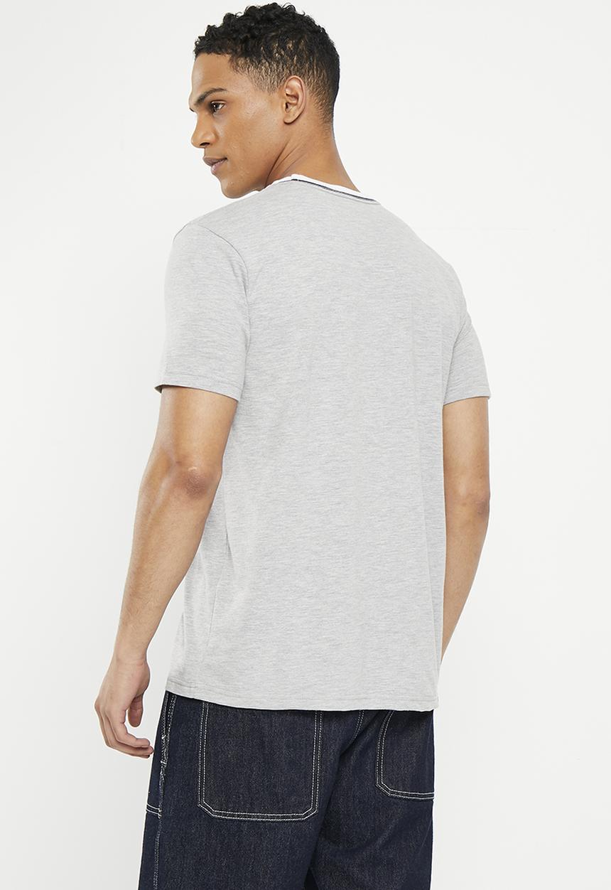 Lee  - Flag club t - grey melange