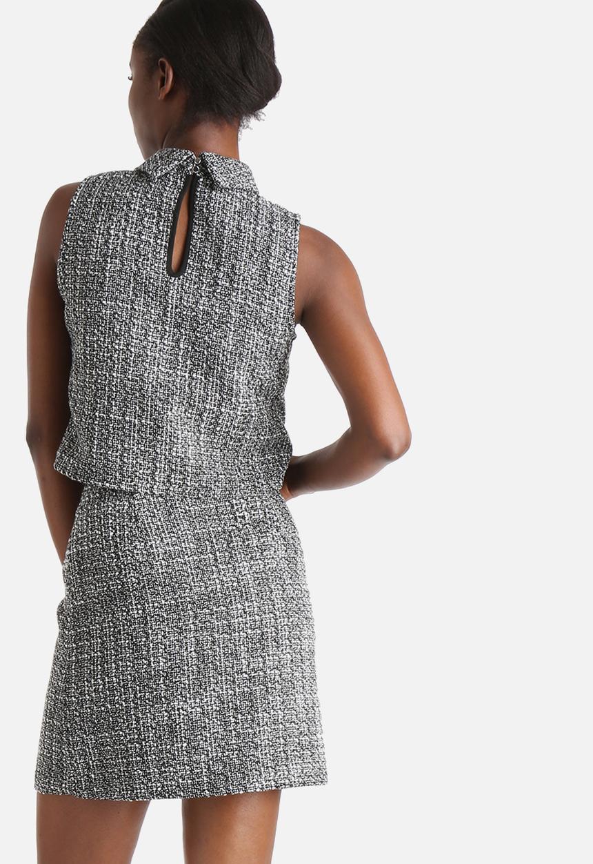 Vero Moda - Sasha Tweed Collar Top