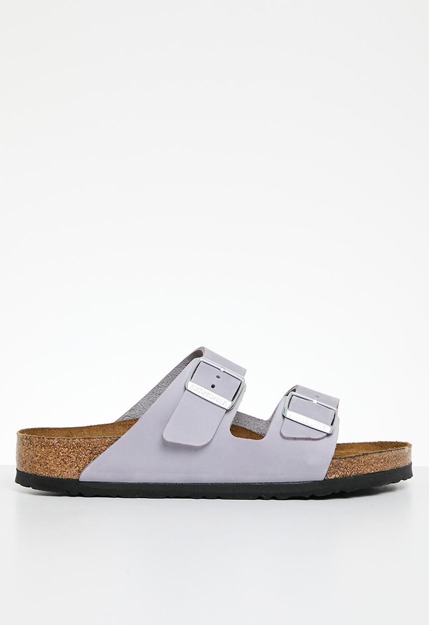Birkenstock - Arizona sfb soft nubuck regular - purple fog