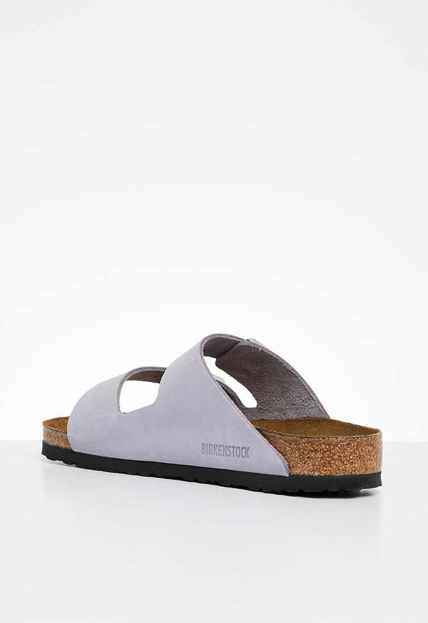 Birkenstock - Arizona sfb soft nubuck regular - purple fog