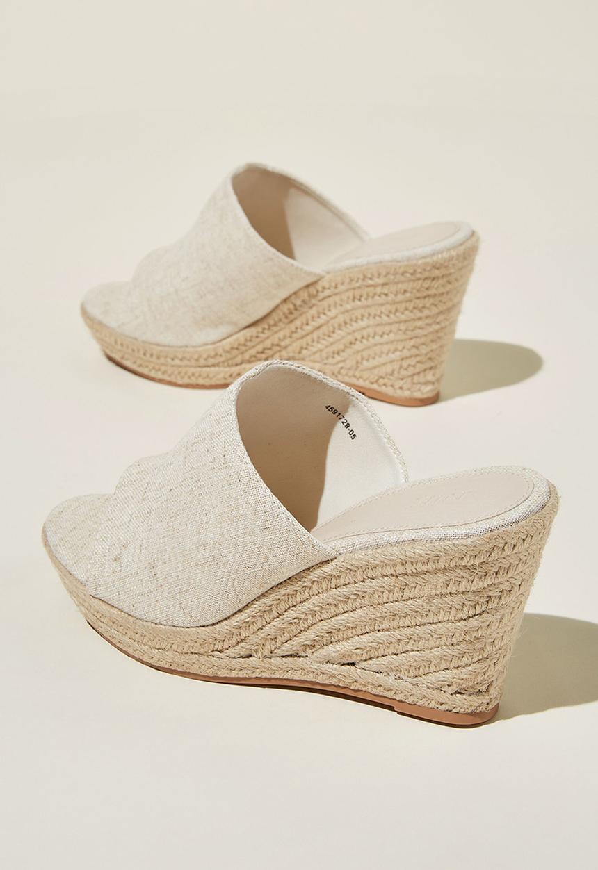 Cotton On - Zoey espadrille mule - neutral 