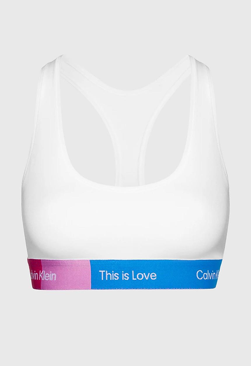 Calvin Klein - SP unlined bralette - white
