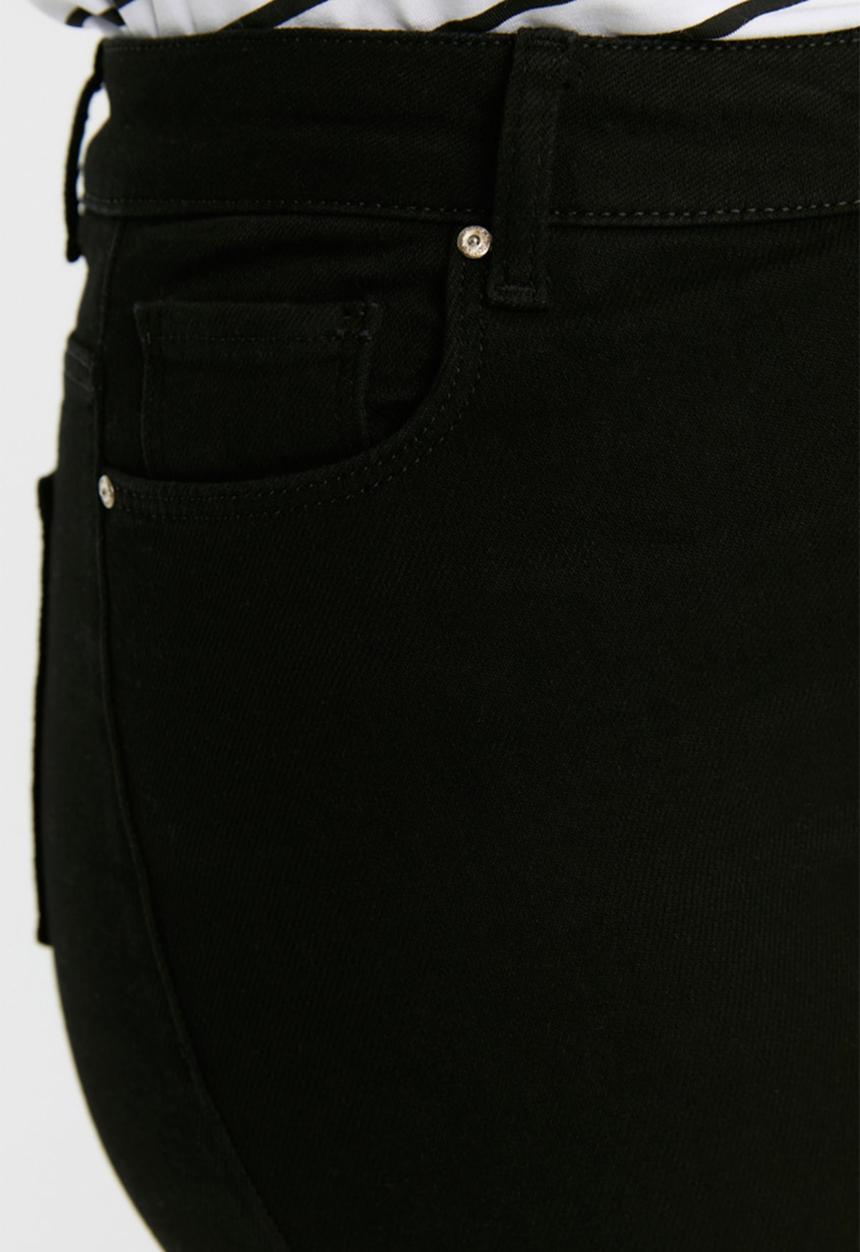 Trendyol - Plus skinny high rise jean - black