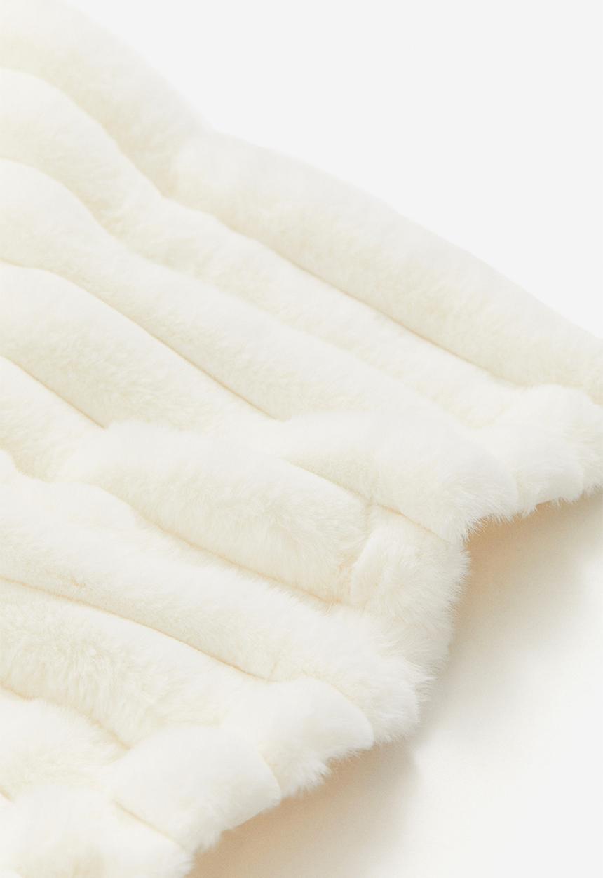 H&M - Ribbed bedspread - white