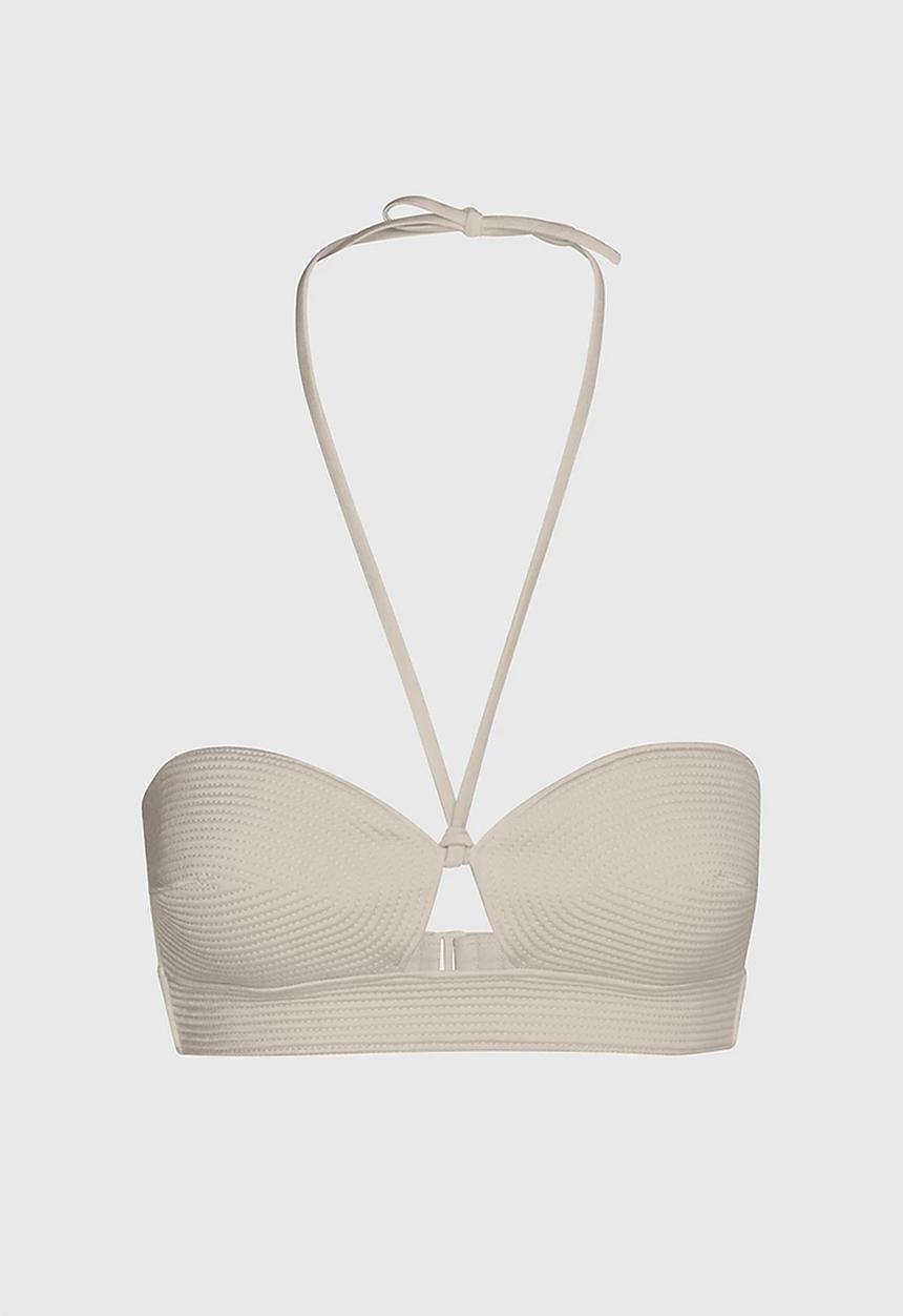 Calvin Klein - CK bralette - stony beige
