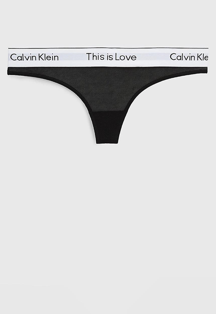 Calvin Klein - CK thong - black