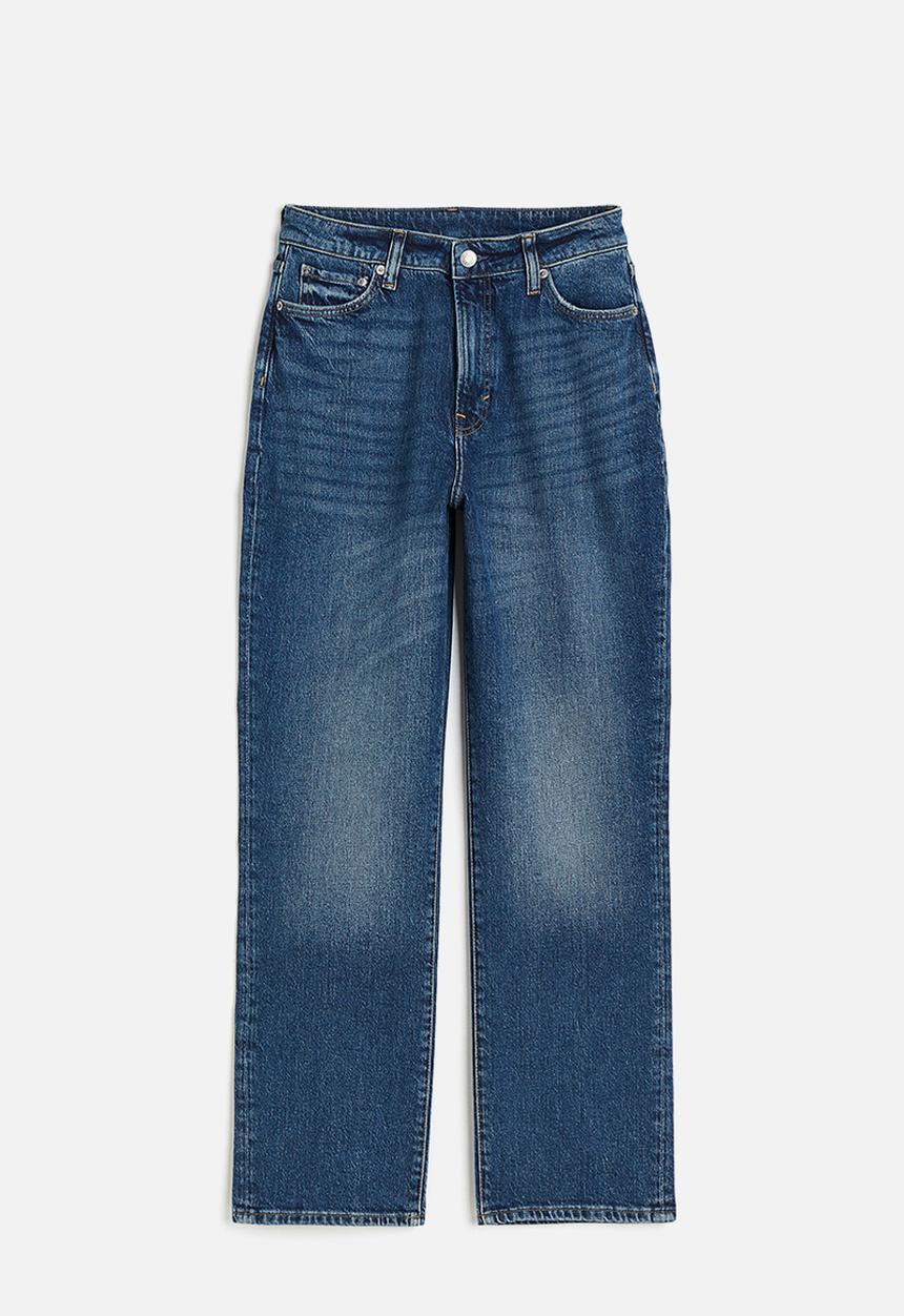H&M - Curvy fit vintage mom ultra high jeans - blue