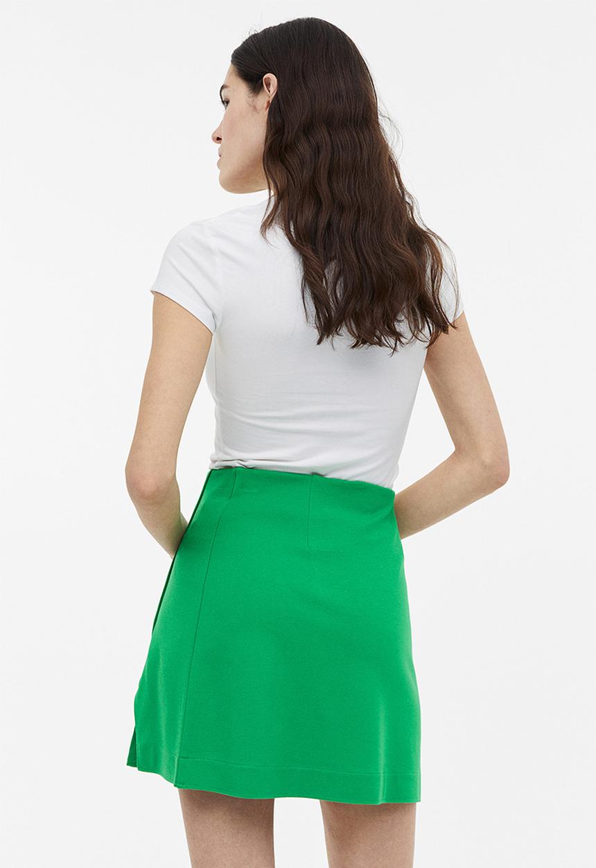 H&M - Short wrapover skirt - green