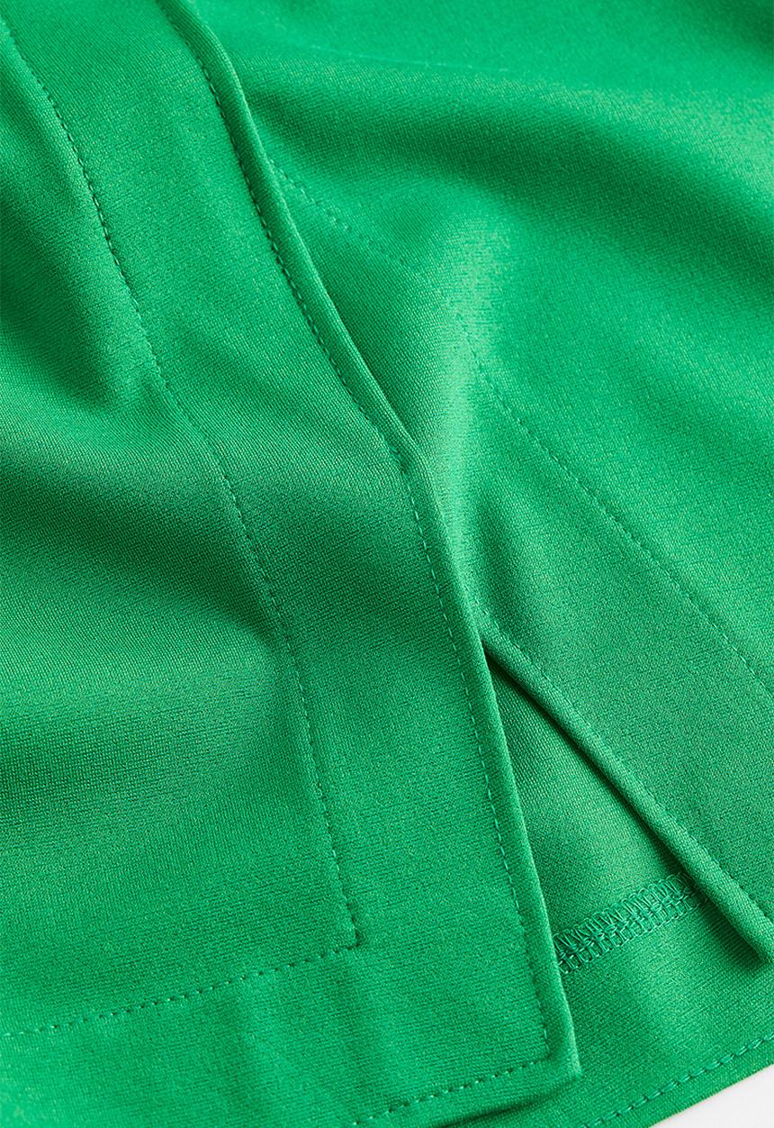 H&M - Short wrapover skirt - green
