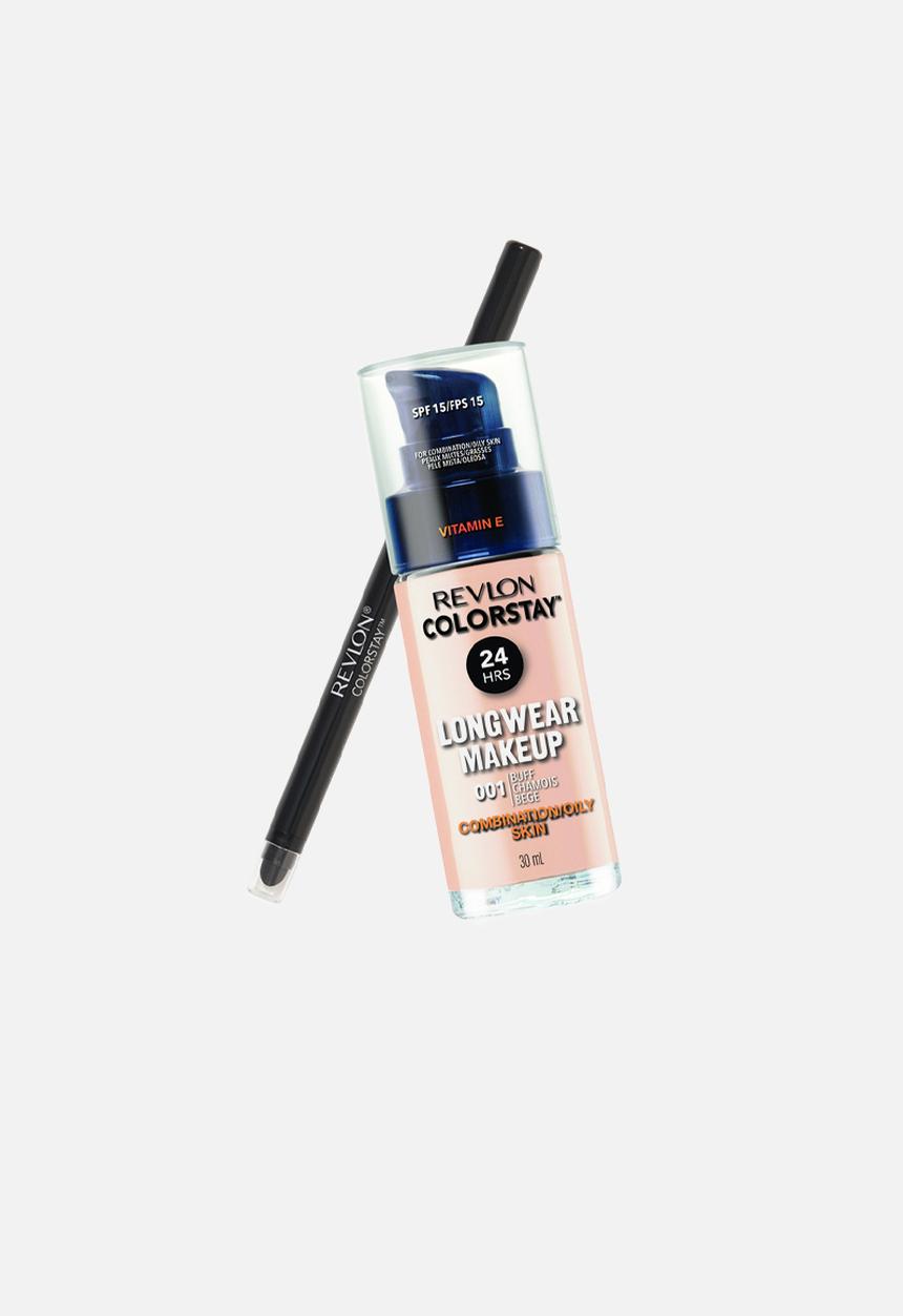 Revlon - ColorStay Longwear Combination/Oily Makeup & Eyeliner Special Offer - Buff