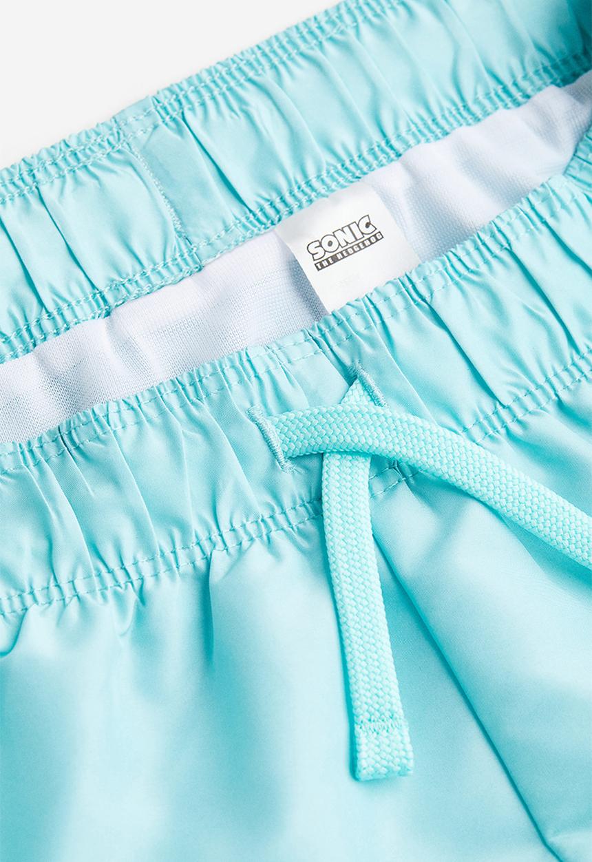 H&M - Printed swim shorts - turquoise/sonic the hedgehog