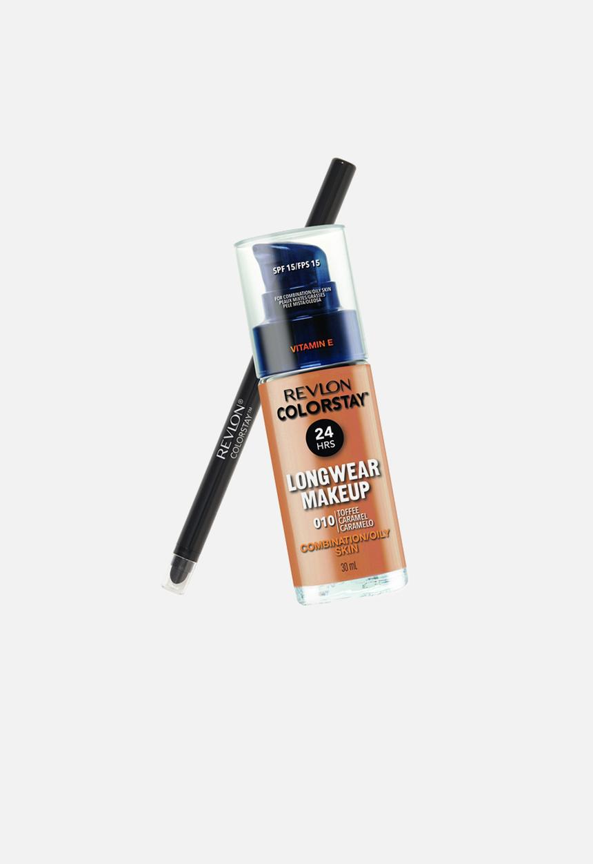 Revlon - ColorStay Longwear Combination/Oily Makeup & Eyeliner Special Offer - Toffee