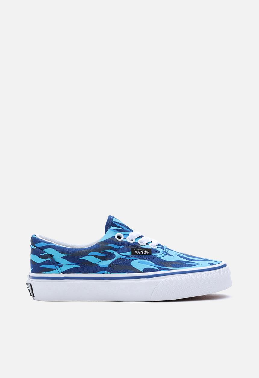 Vans - Uy era -  flame camo blue & black