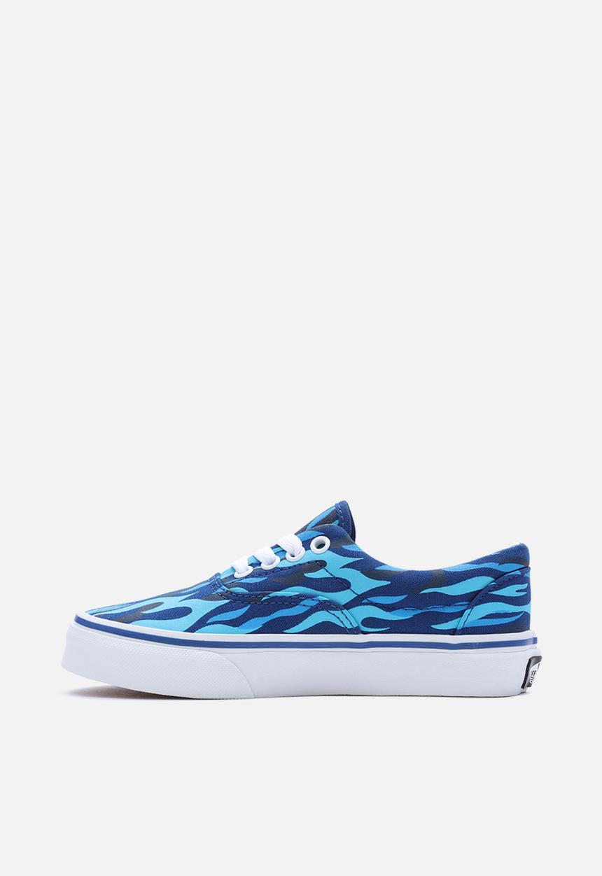 Vans - Uy era -  flame camo blue & black