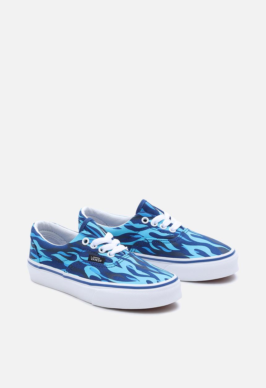 Vans - Uy era -  flame camo blue & black