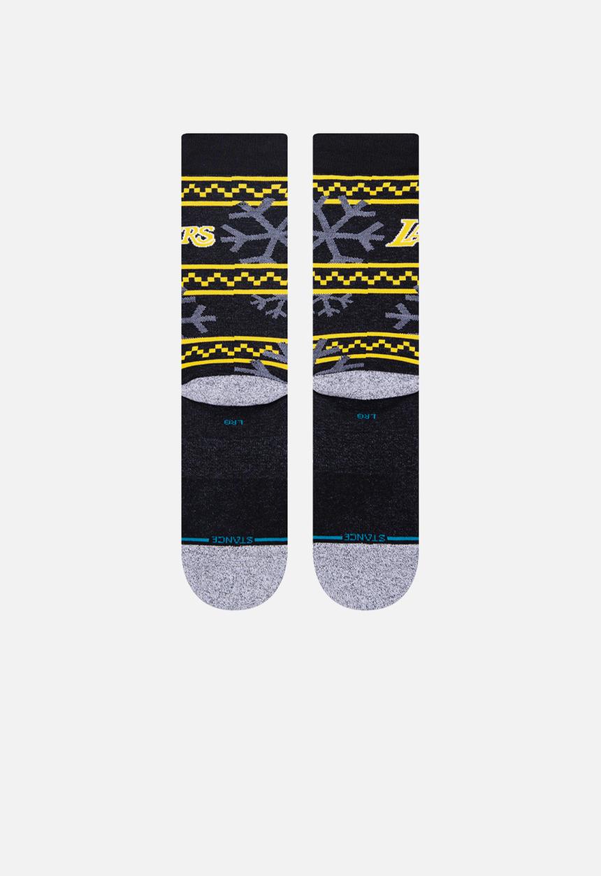 Stance Socks - Lakers frosted 2 - nba - black