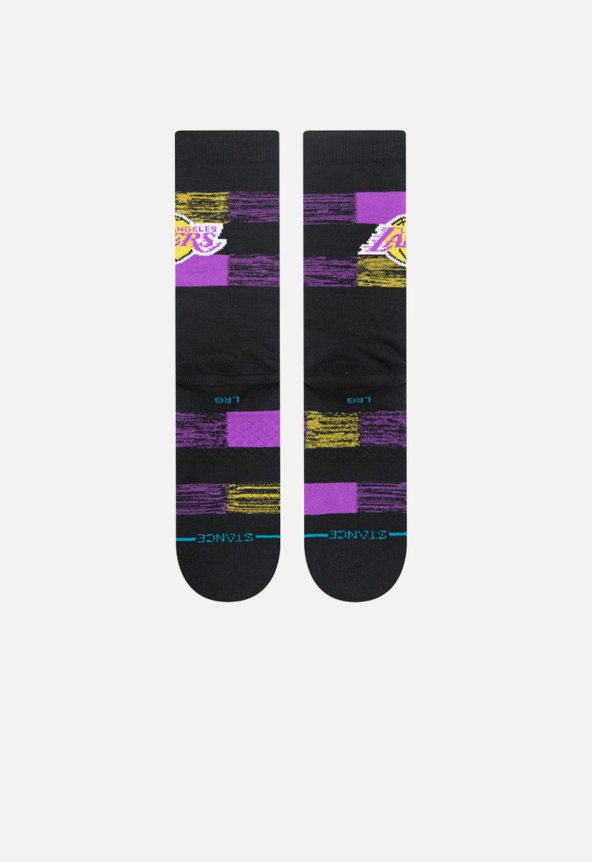 Stance Socks - Lakers cryptic crew - nba - black