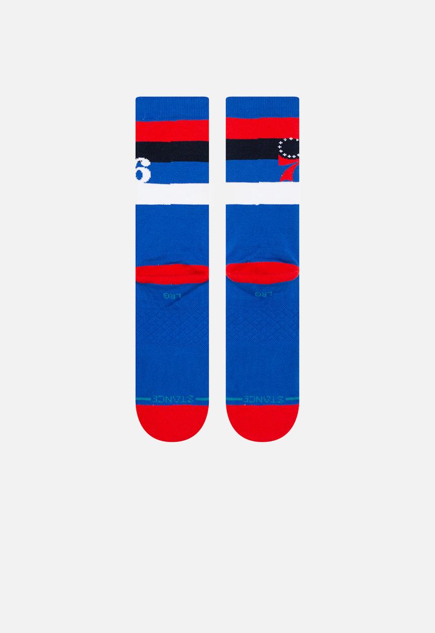 Stance Socks - 76Ers St crew - nba - blue
