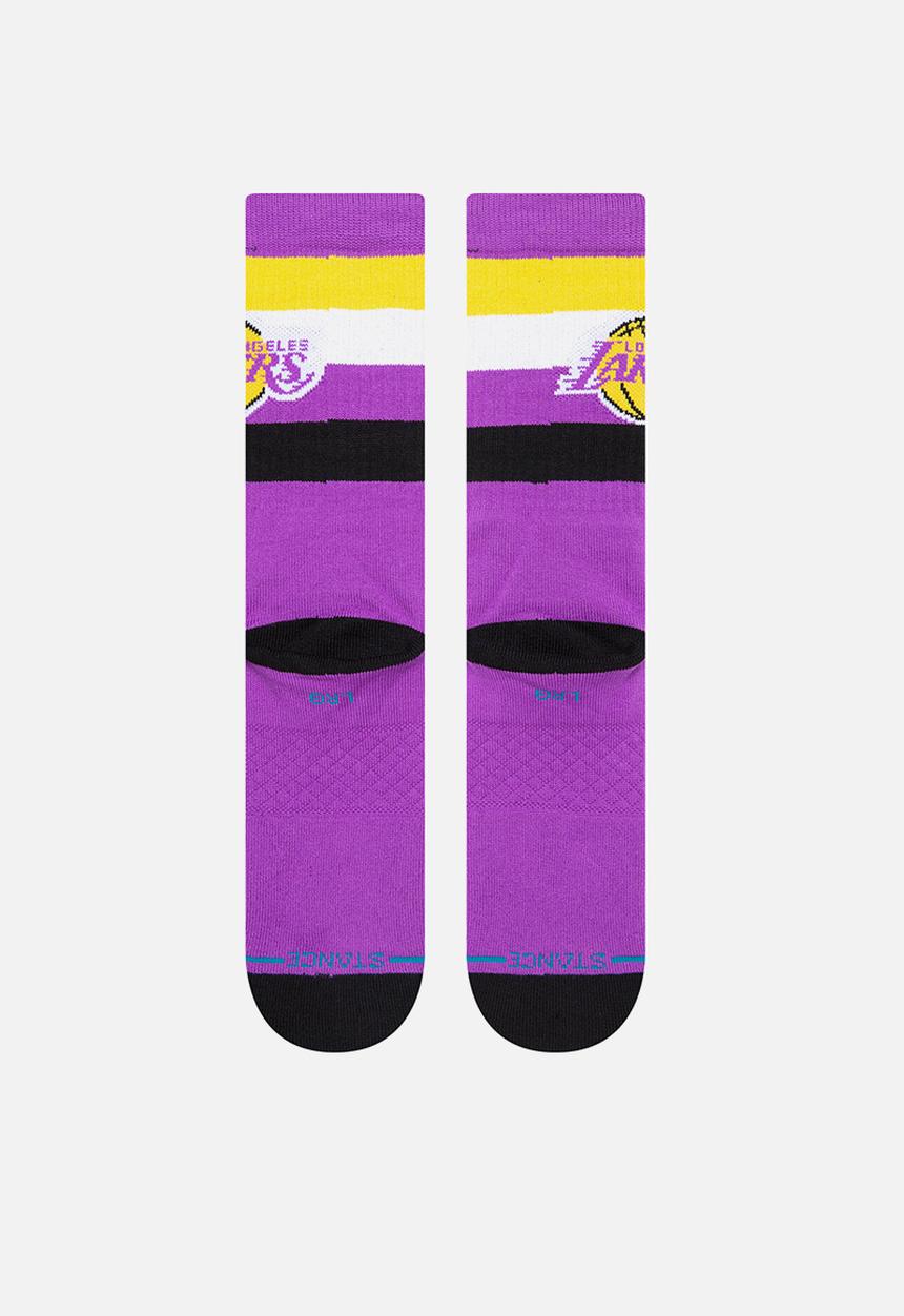 Stance Socks - Lakers St crew - purple