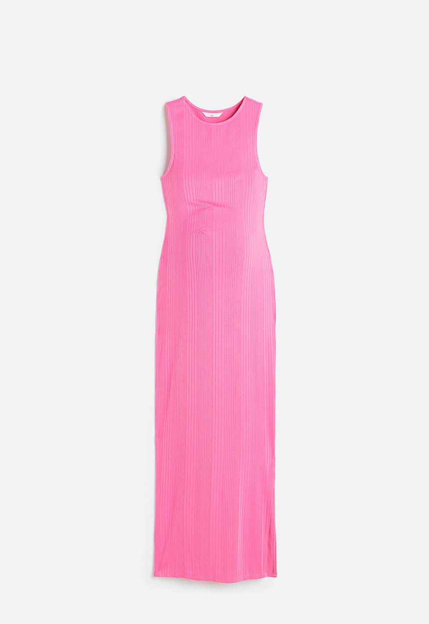 H&M - Mama ribbed dress - pink