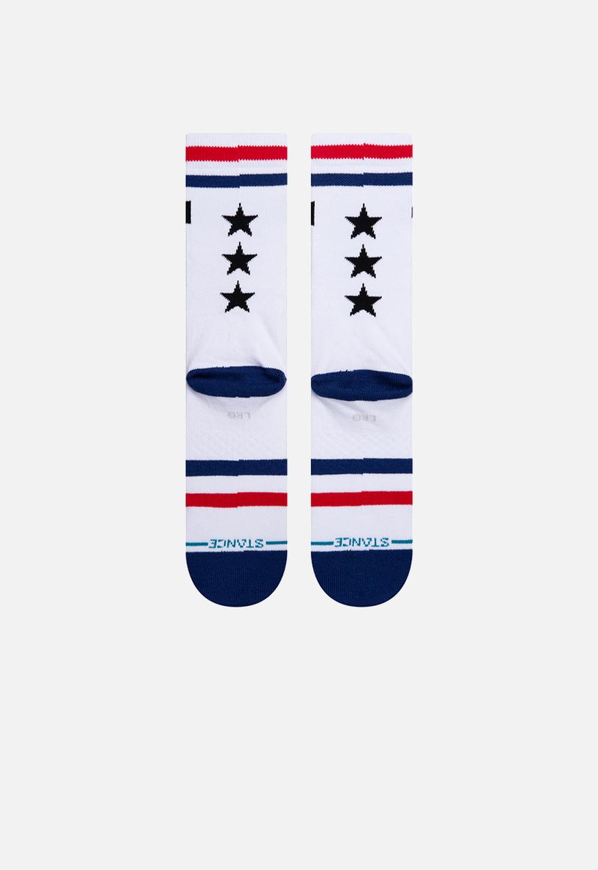 Stance Socks - Cash american rebel - white