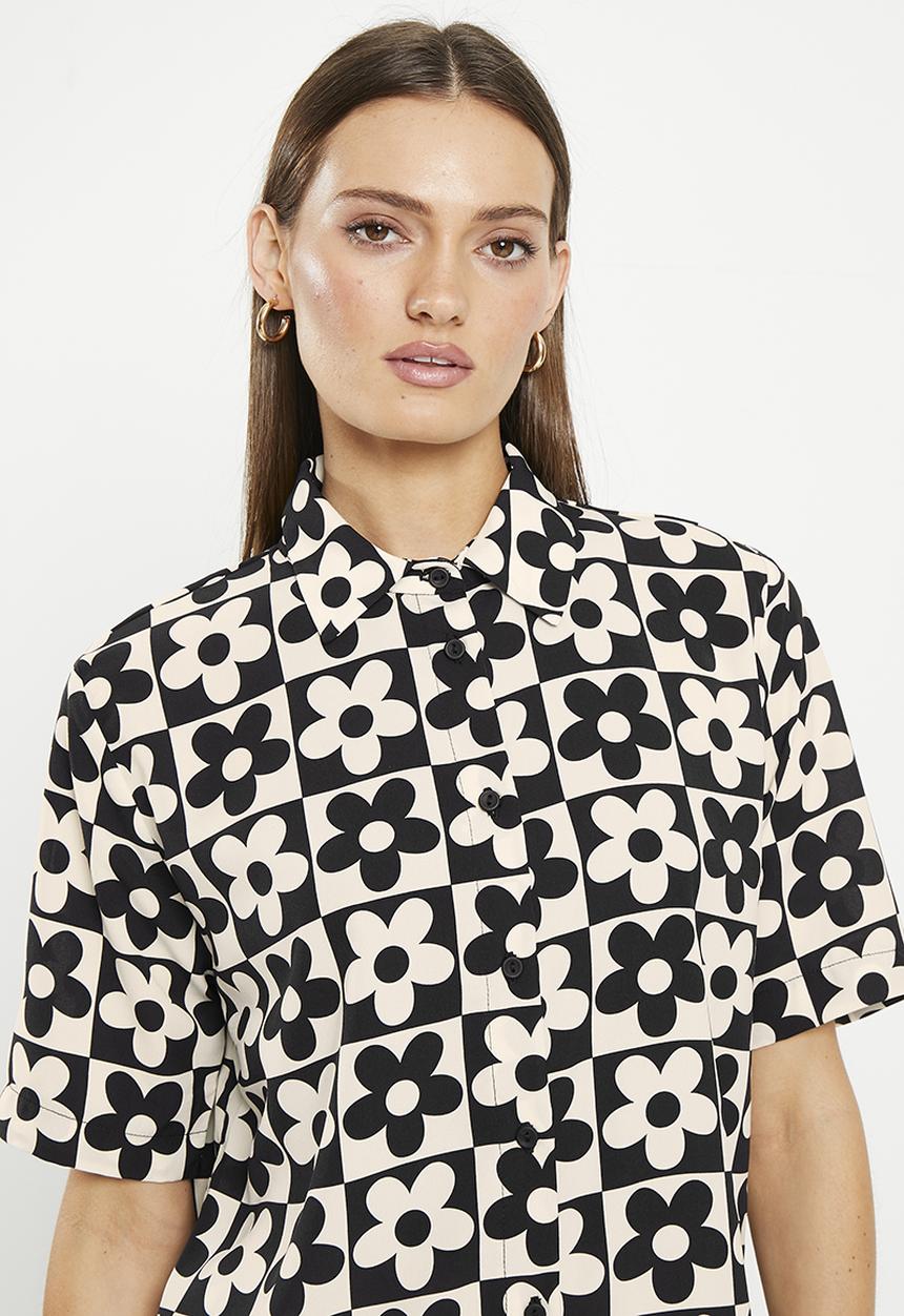 Me&B - Tailored shirt - 60s daisy