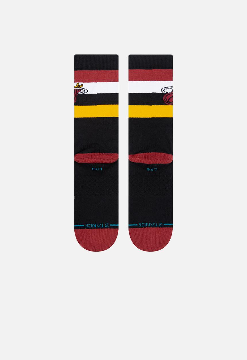 Stance Socks - Heat St crew - black