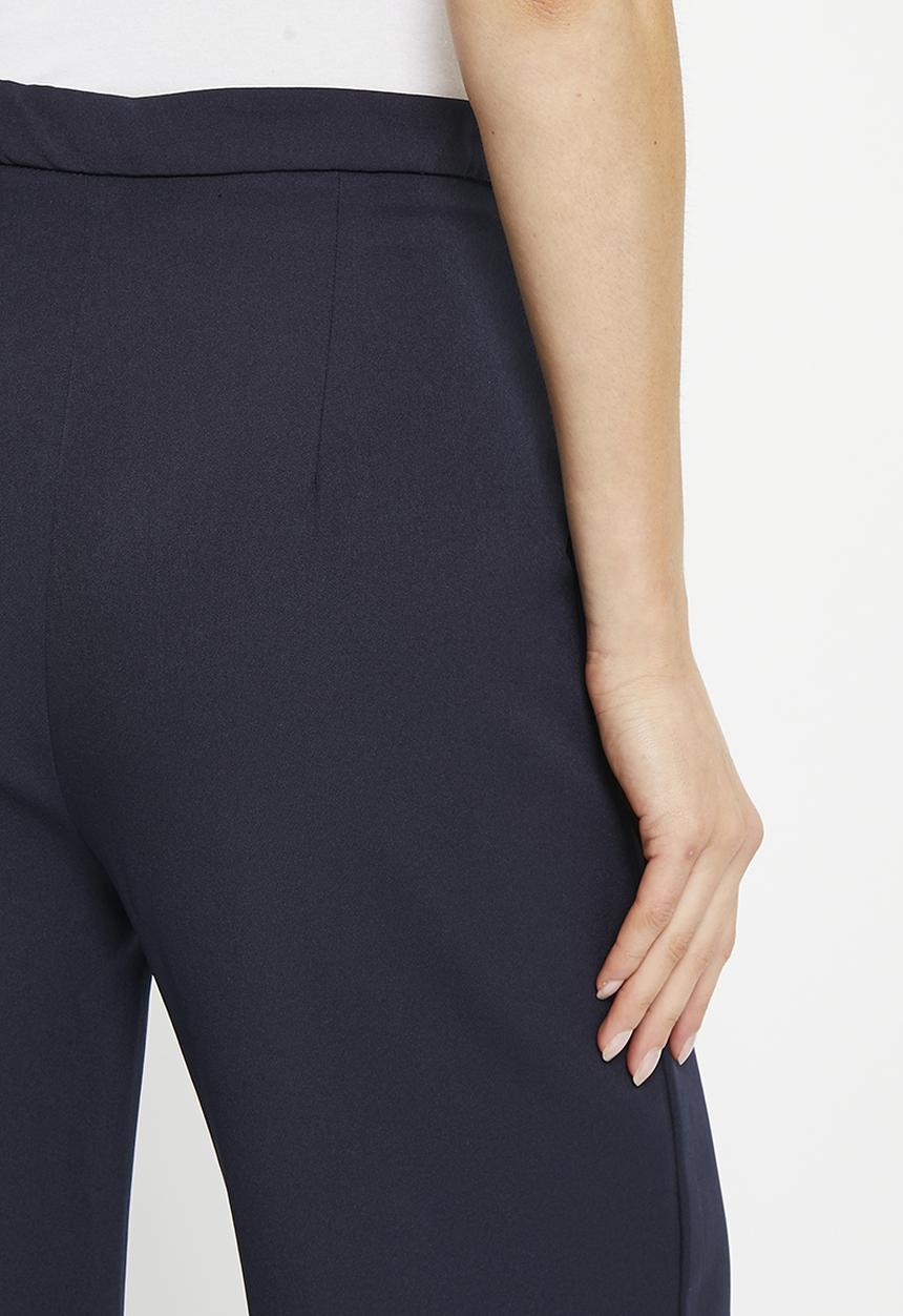 Trendyol - Wide leg trousers - navy