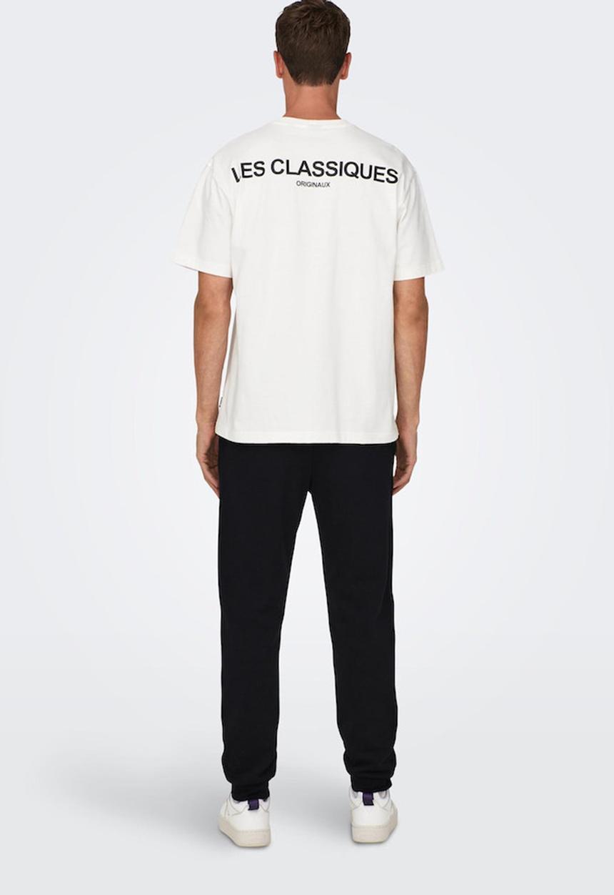 Only & Sons - Onsles classiques rlx hvy short sleeve tee - cloud dancer