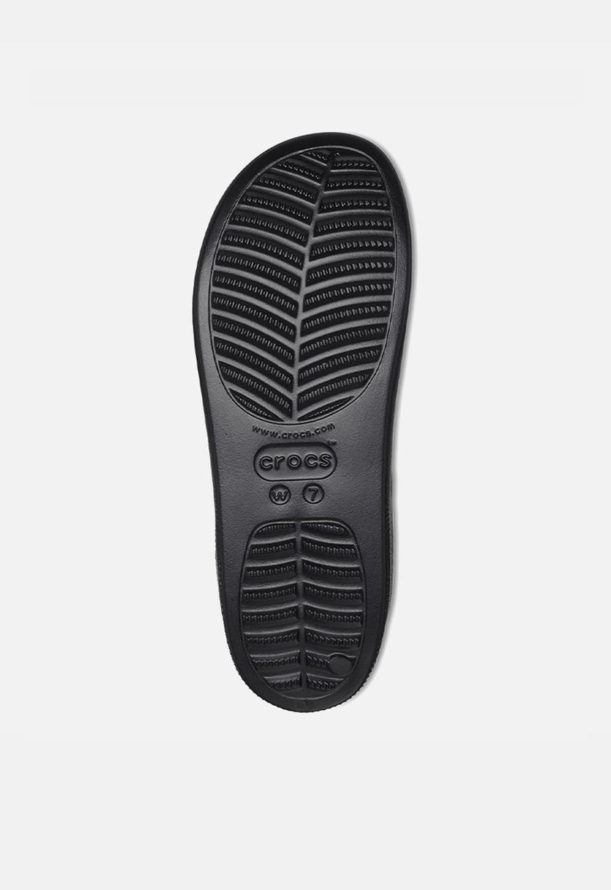 Crocs - Classic platform slide - black