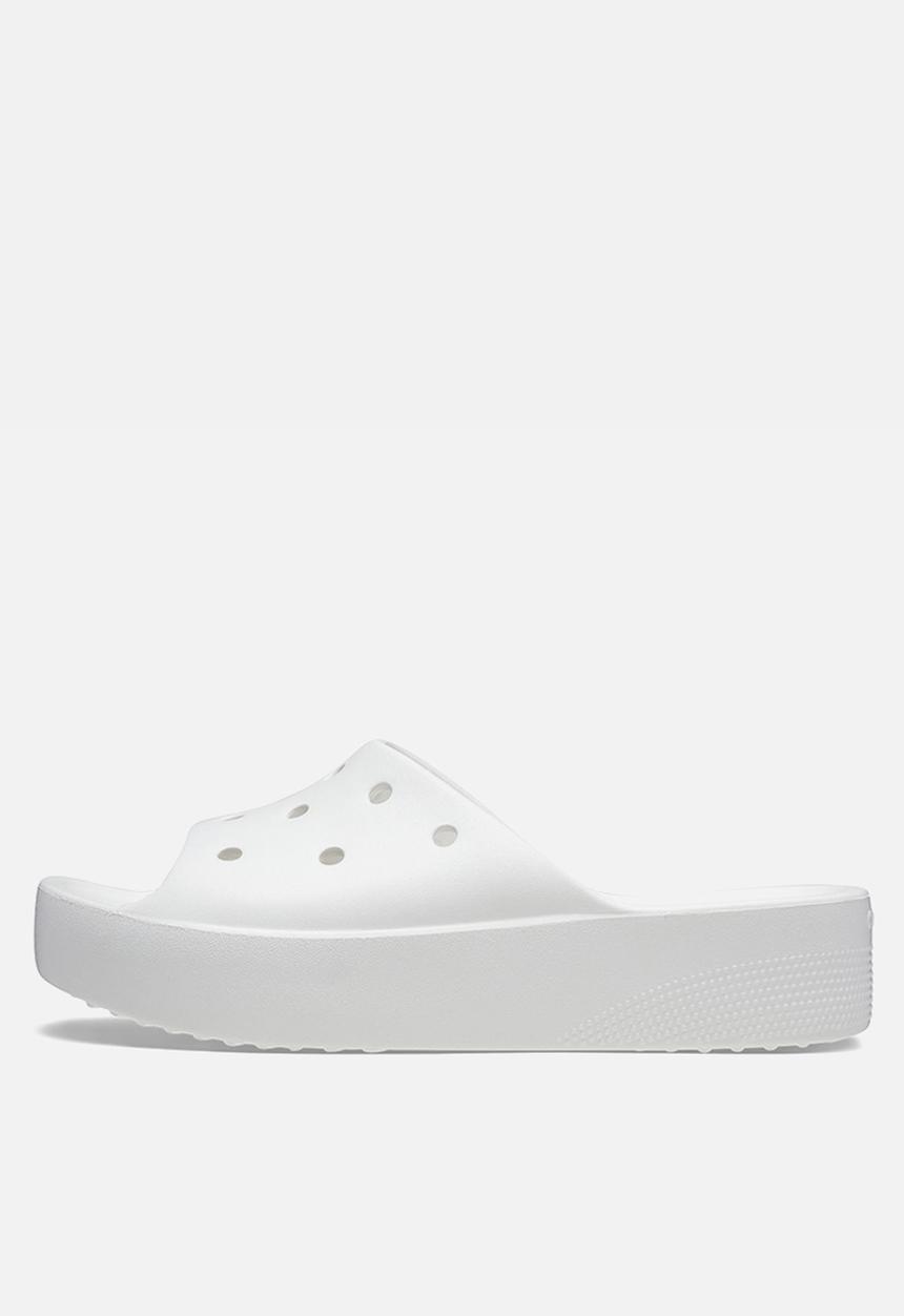 Crocs - Classic platform slide - white
