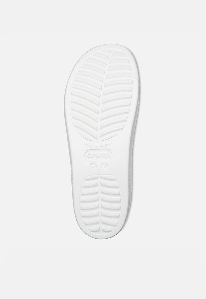 Crocs - Classic platform slide - white