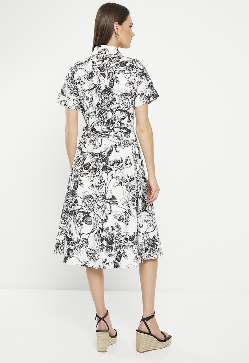 Pringle of Scotland - Pringle reavan dress - white & black