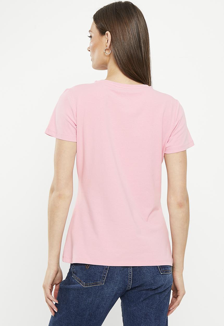 Pringle of Scotland - Pringle lilian tee - pink