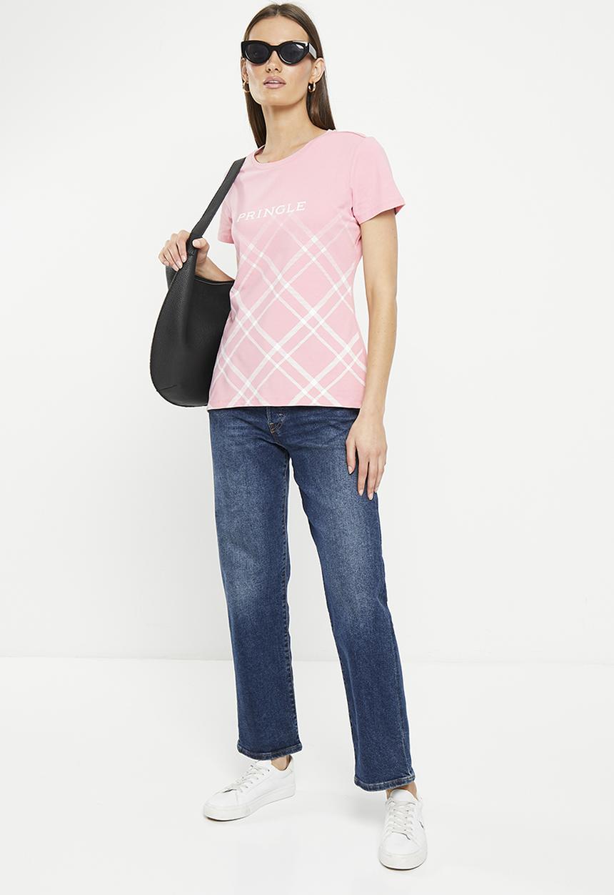 Pringle of Scotland - Pringle lilian tee - pink