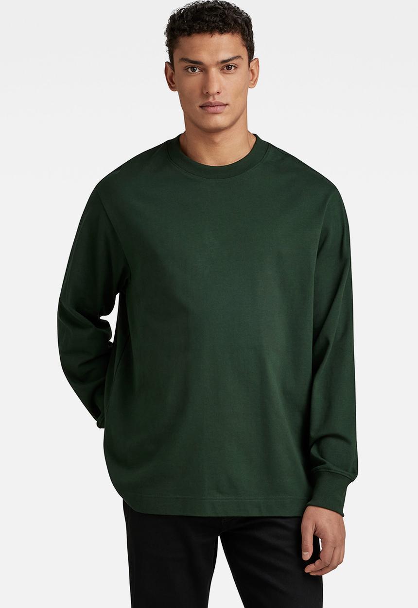 G-STAR - Essential loose r t long sleeve Signe jersey o - laub