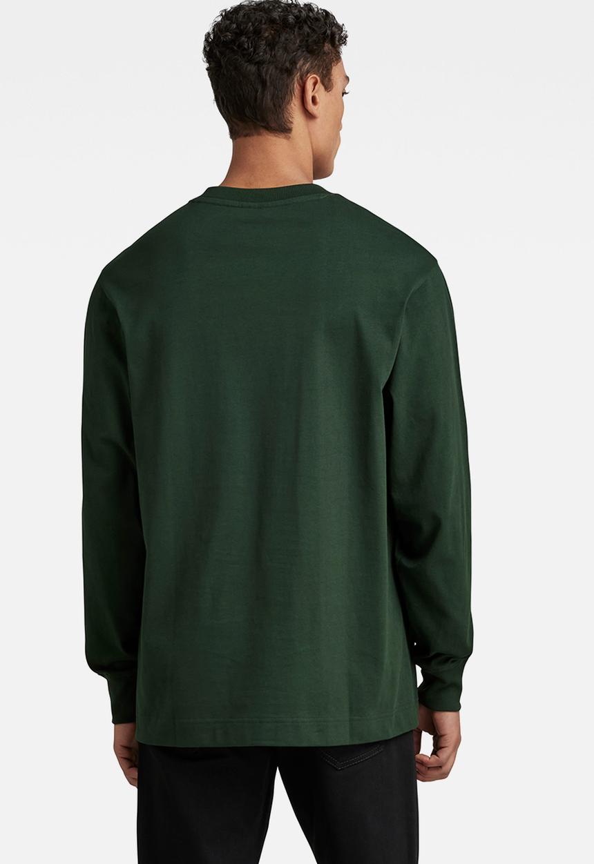 G-STAR - Essential loose r t long sleeve Signe jersey o - laub