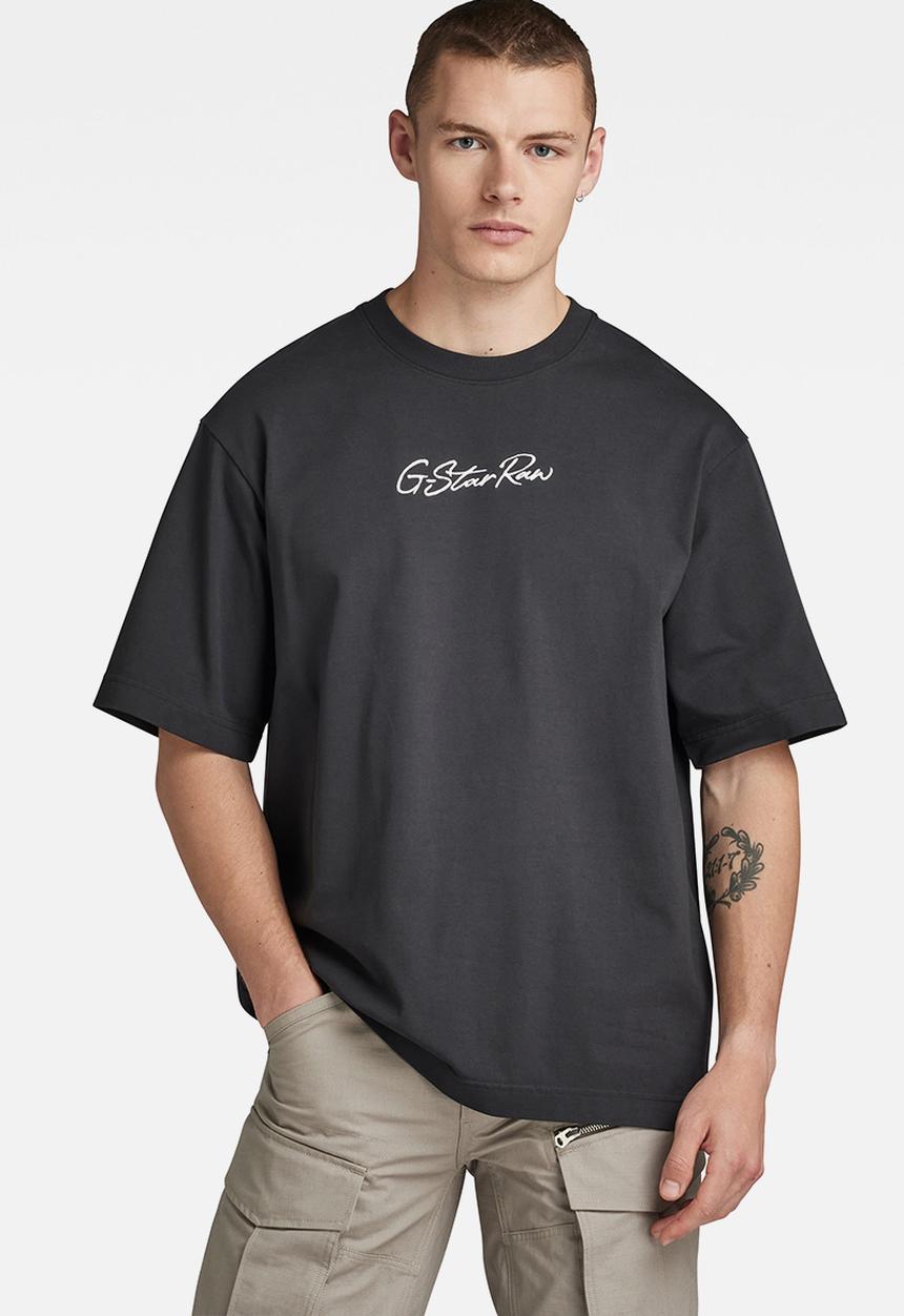 G-STAR - Autograph boxy r t Signe jersey o - shadow