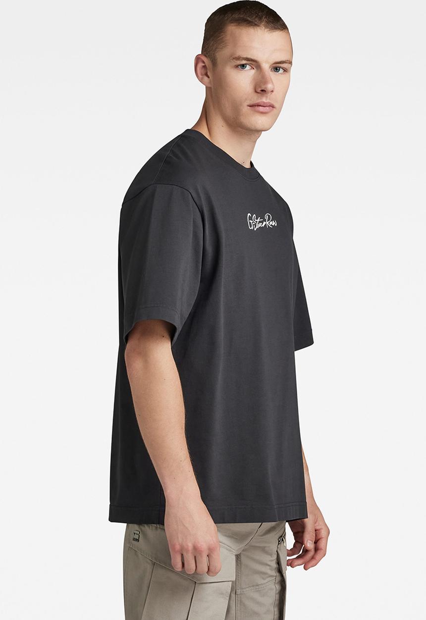 G-STAR - Autograph boxy r t Signe jersey o - shadow
