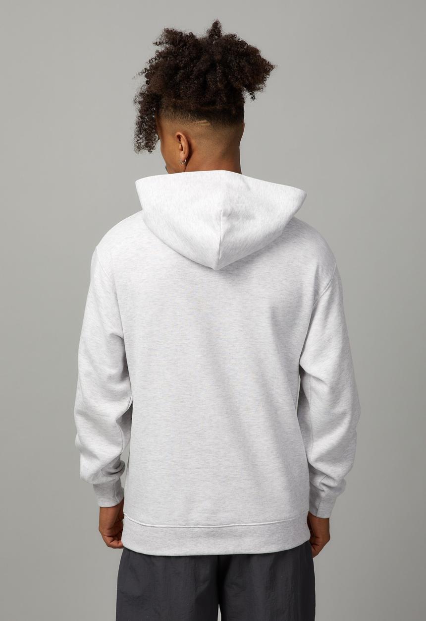 Factorie - Relaxed unified hoodie - silver marle/unified lockup