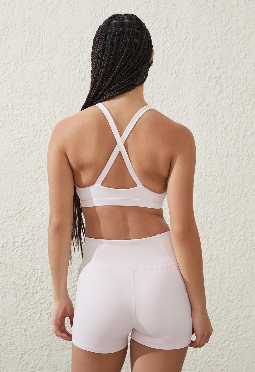 Cotton On - Ultra luxe strappy back crop - posie pink